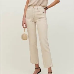 Reformation Cowboy High Rise Straight Jeans